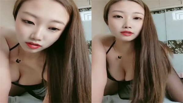 高跟黑丝巨乳骚妹淫声浪语挑逗，道具互动深入玩弄湿嫩小穴